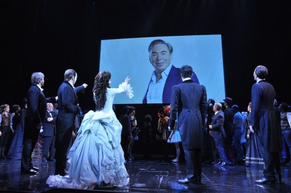John Owen Jones,Hugh Panaro, Sierra Boggess, Ramin Karimloo and Peter Joback
 Photo