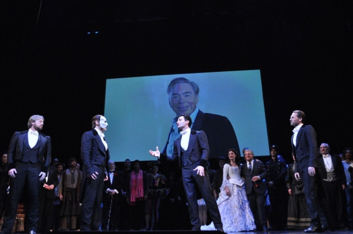 John Owen Jones,Hugh Panaro, Ramin Karimloo and Peter Joback
 at 