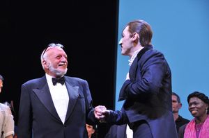 Hal Prince and Hugh Panaro
 Photo
