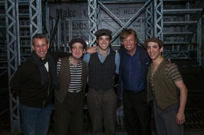 Adam Shankman, Evan Kasprzak, Corey Cott, Nigel Lithgoe, Jess LeProtto Photo