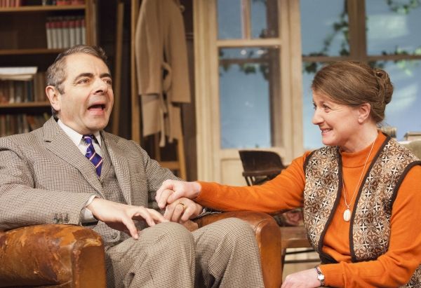 Rowan Atkinson and Felicity Montagu Photo