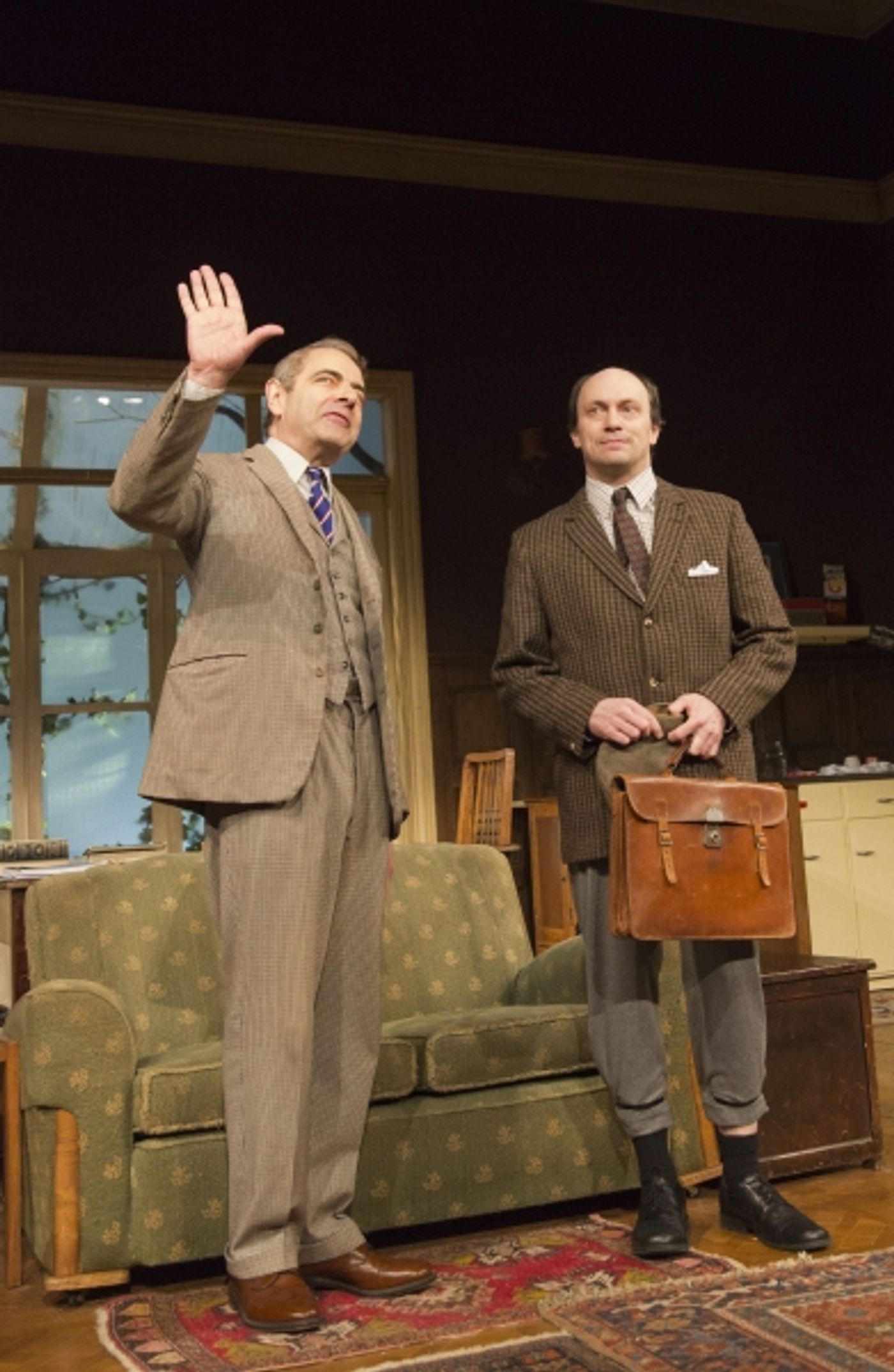 Photo Flash: First Look at Rowan Atkinson in QUARTERMAINE'S TERMS  Image