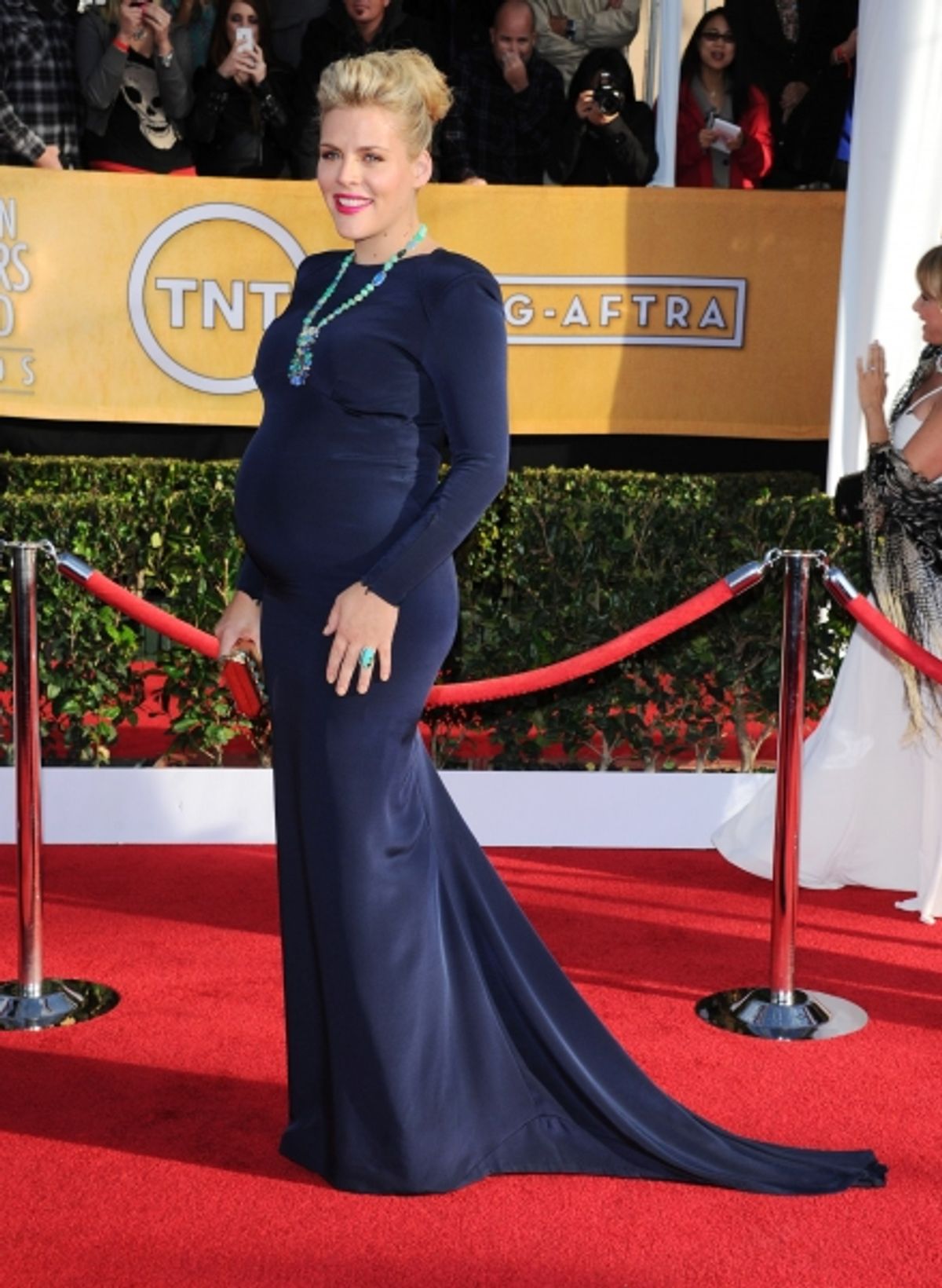 Busy Philipps wearing Gabriela Cadena at SAG Red Carpet Round Up