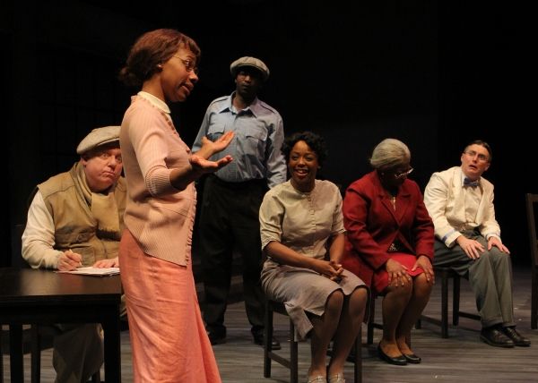 Elder Nellie (seated at center, Greta Oglesby) remembers when she (played by ShÃƒÂ Photo