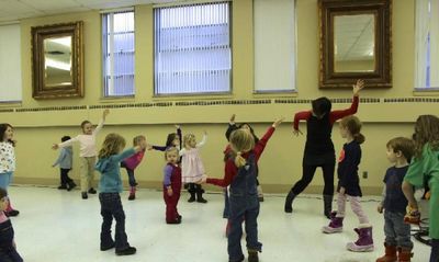 Winterfest audiences take part in a workshop with Melissa Roxey Photo