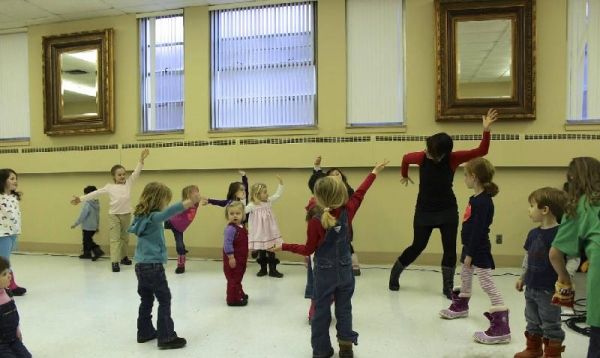 Winterfest audiences take part in a workshop with Melissa Roxey Photo