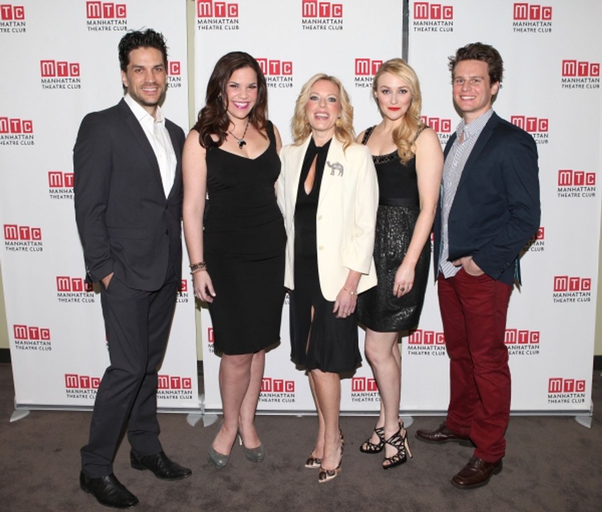 Will Swenson, Lindsay Mendez, Sherie Rene Scott, Betsy Wolfe, Jonathan Groff
 at 