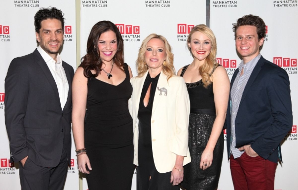 Will Swenson, Lindsay Mendez, Sherie Rene Scott, Betsy Wolfe, Jonathan Groff
 at 