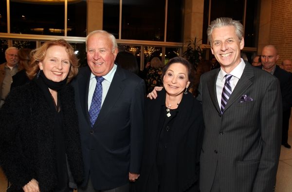 From left, actress Kate Burton, Tom Beckmen, Judy Beckmen and CTG Artistic Director M Photo