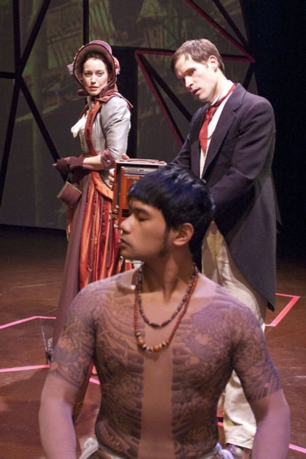  Isabel Hewlett (Rebecca Spence, left) is fascinated by her discovery in Japan of pho Photo