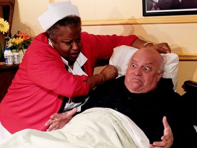 Diana Carver at Nurse OÃ¢â‚¬â„¢Neill, John Hagadorn as Willie Clark Photo