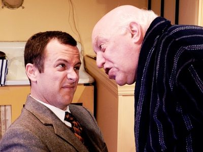 Dan Stackhouse as Ben Silverman, John Hagadorn as Willie Clark Photo