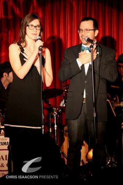 Kait Kerrigan and Brian Lowdermilk making their West Coast Debut at Upright Cabaret
 Photo