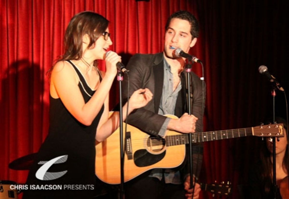 Kait Kerrigan and Jesse Ruben at Upright Cabaret
 at 