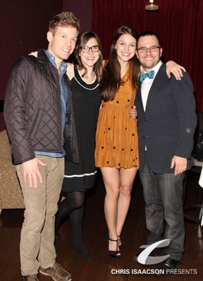 Barret Foa, Kait Kerrigan, Melissa Benoist and Brian Lowdermilk
 Photo