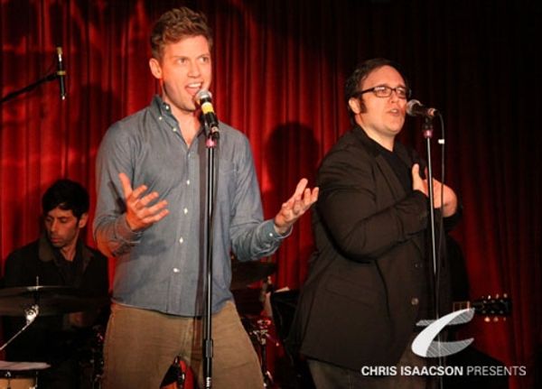 Barrett Foa and Randy Blair at Upright Cabaret
 Photo