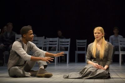 Nickolas Vaughan as George and Alyssa Gagarin Photo