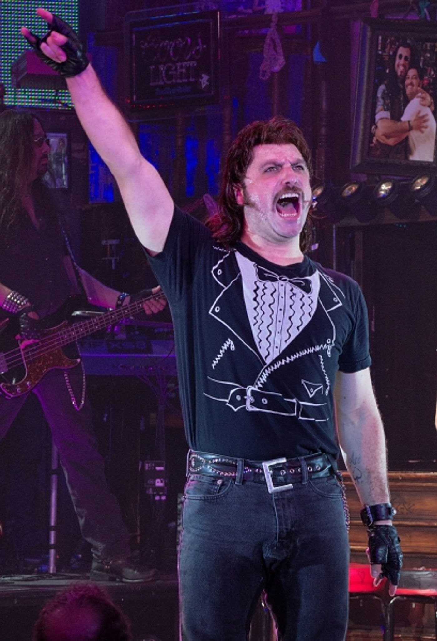 Photo Coverage: NY Yankee Mark Teixeira Makes Appearance in ROCK OF AGES!  Image