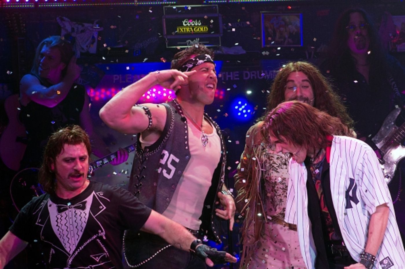 Photo Coverage: NY Yankee Mark Teixeira Makes Appearance in ROCK OF AGES!  Image