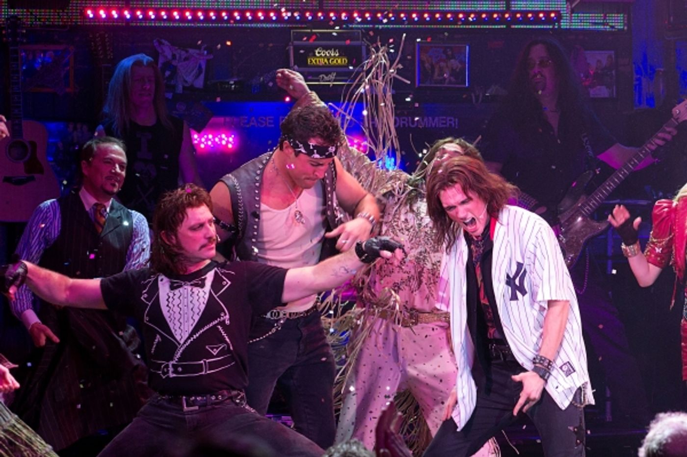 Photo Coverage: NY Yankee Mark Teixeira Makes Appearance in ROCK OF AGES!  Image