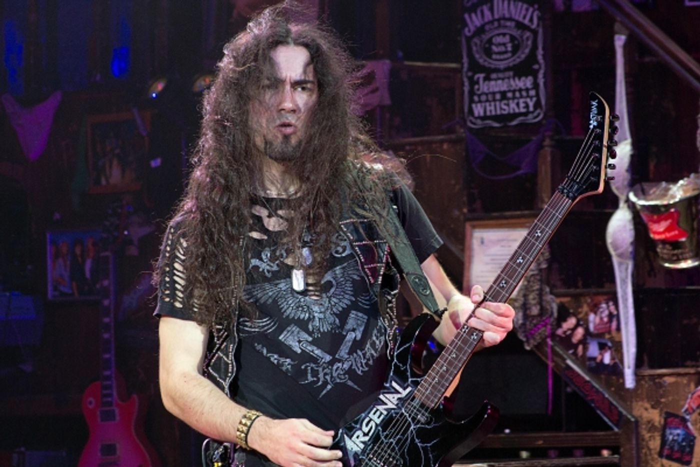 Photo Coverage: NY Yankee Mark Teixeira Makes Appearance in ROCK OF AGES!  Image