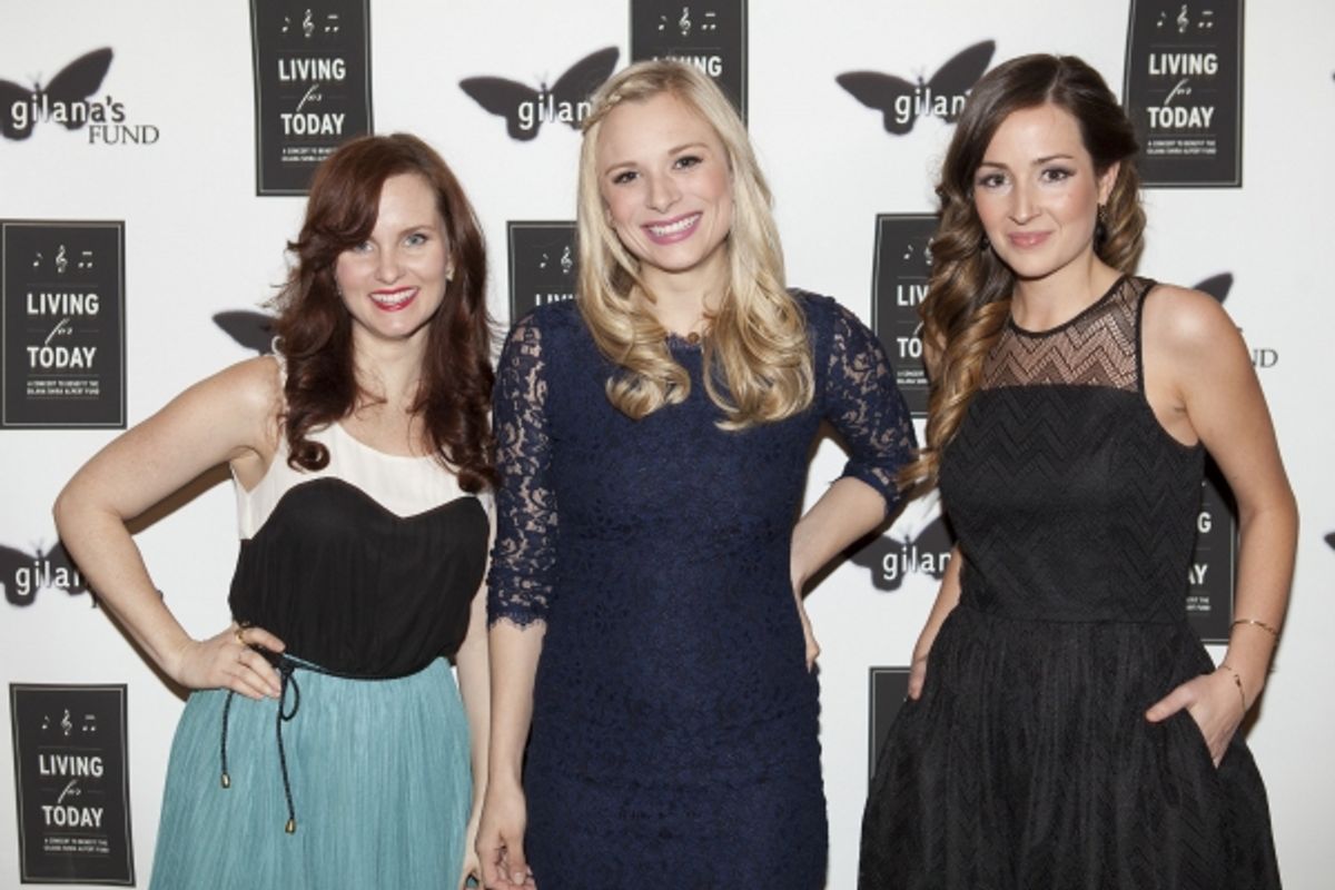 Autumn Hurlbert, Hannah Elless and Tess Soltau
 at 