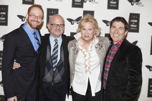 David Alpert, Michael Wilson, Candice Bergen and James Lecesne
 Photo