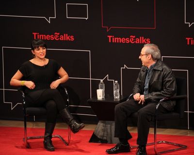Nora Jones & Jon Pareles Photo