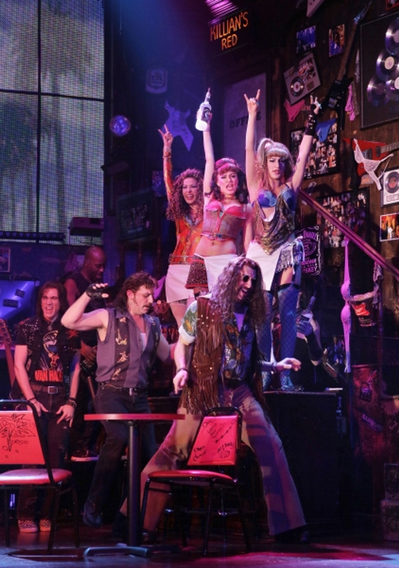 Photo Flash: First Look at Kate Rockwell, Joey Calveri & Teresa Stanley in ROCK OF AGES  Image