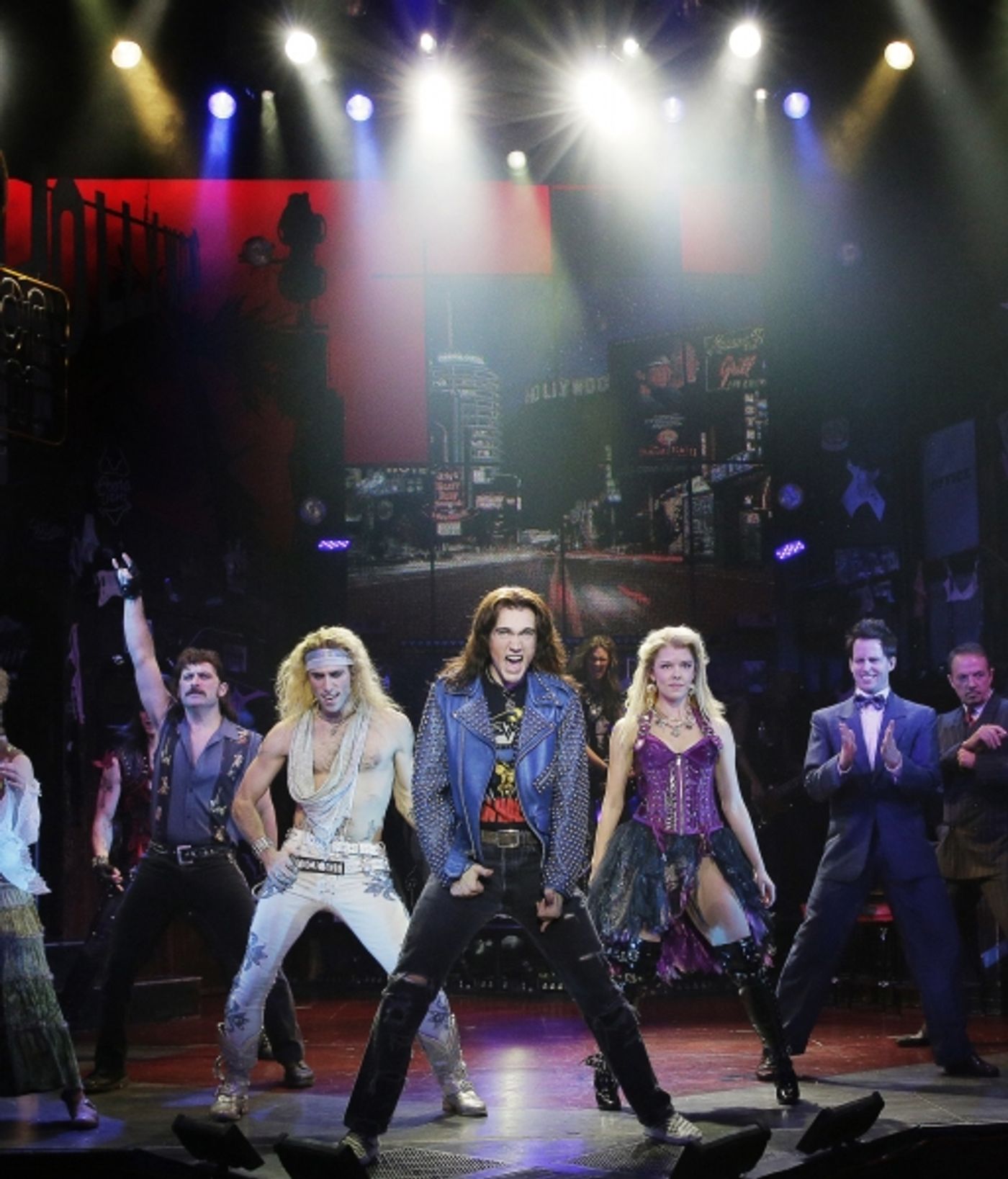 Photo Flash: First Look at Kate Rockwell, Joey Calveri & Teresa Stanley in ROCK OF AGES  Image
