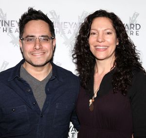 Playwright Rajiv Joseph, Director Giovanna Sardelli  Photo