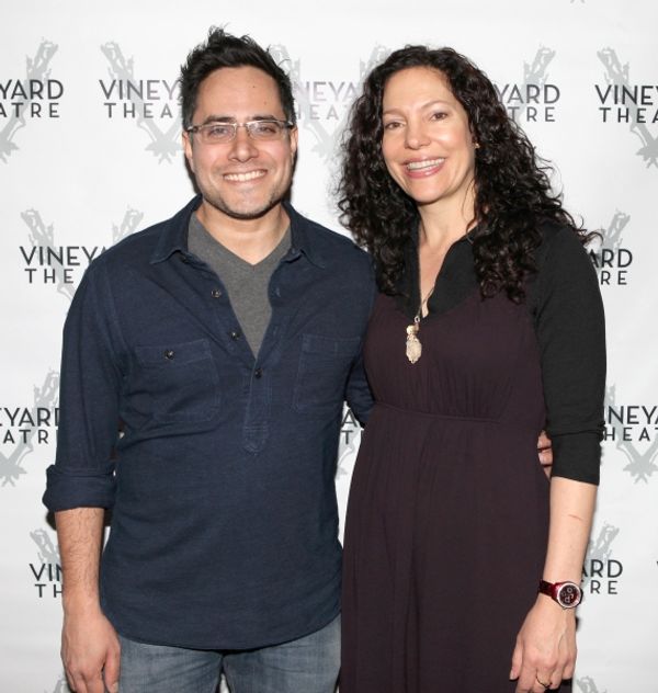 Playwright Rajiv Joseph, Director Giovanna Sardelli  Photo