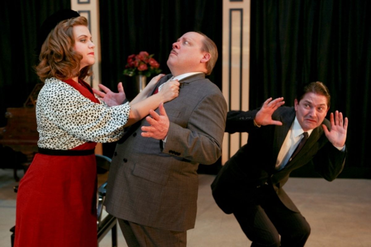 Jennifer Shine, David Rice and Christian Gray  at 