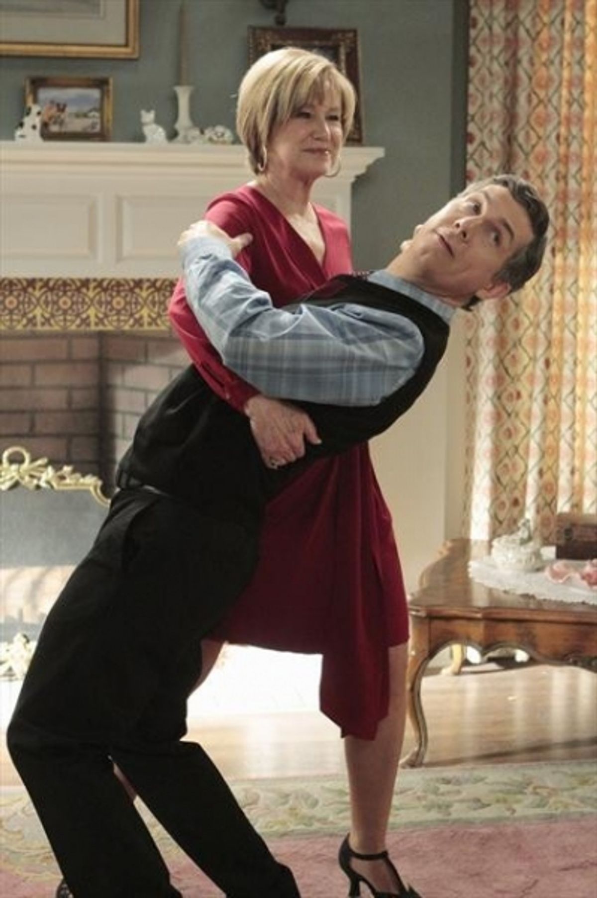 CHRIS PARNELL, MARY KAY PLACE at 