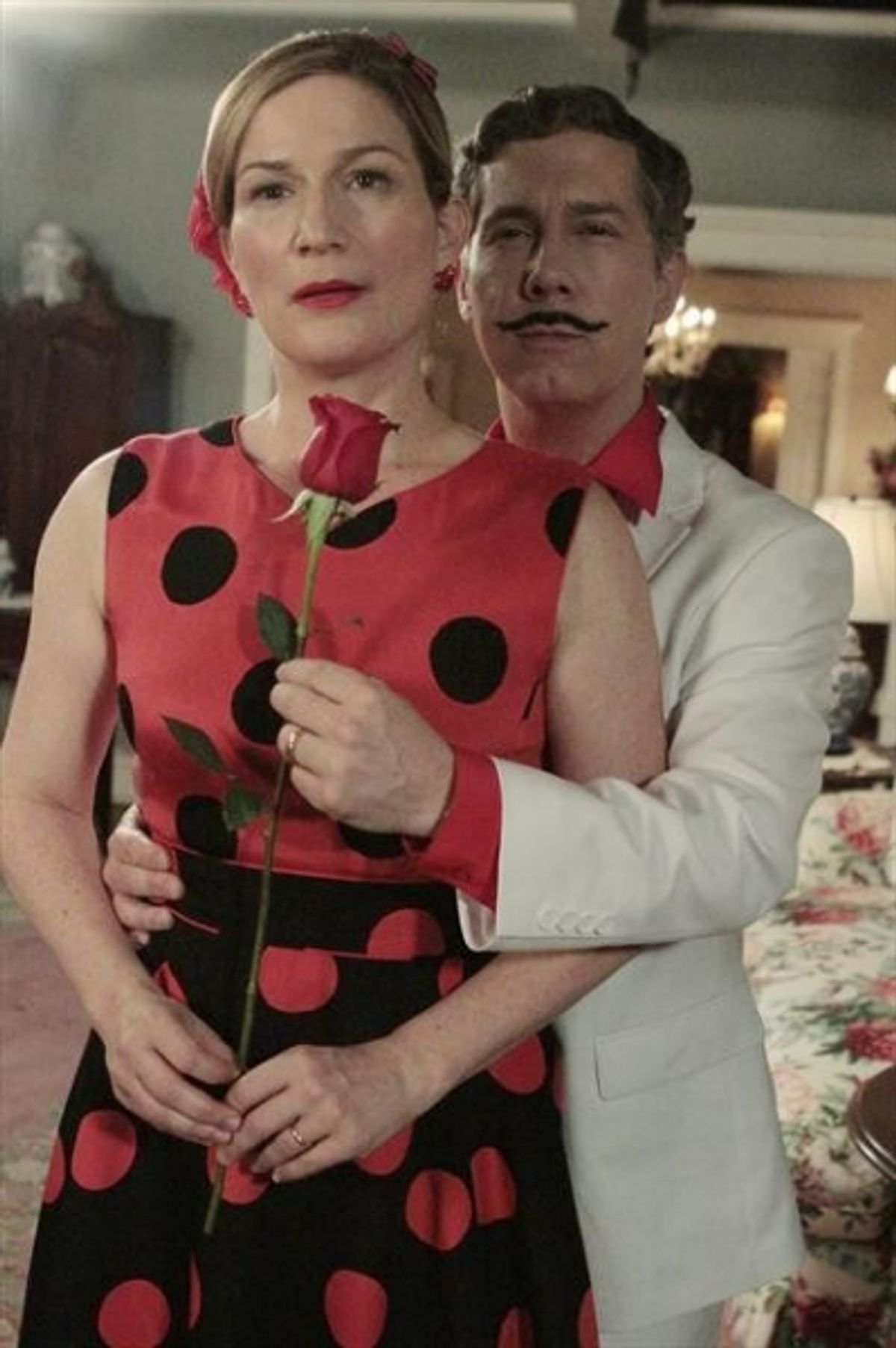 ANA GASTEYER, CHRIS PARNELL at 