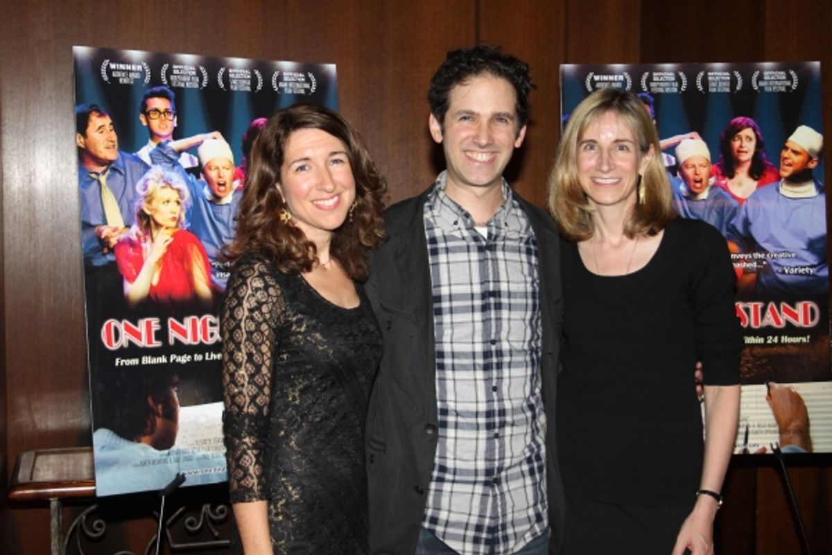 Trish Dalton, Ari Edelson and Elisabeth Sperling
 at 