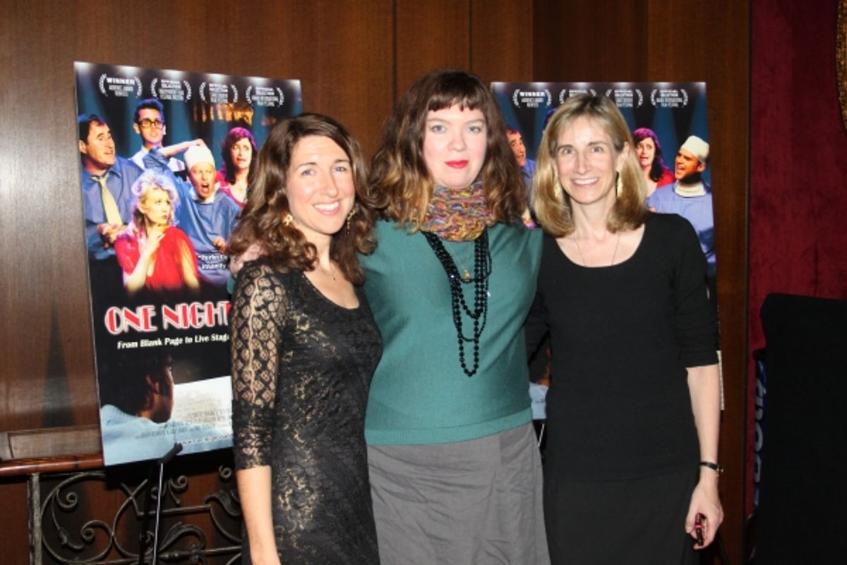 Trish Dalton, Robin Goldwasser and Elisabeth Sperling
 at 