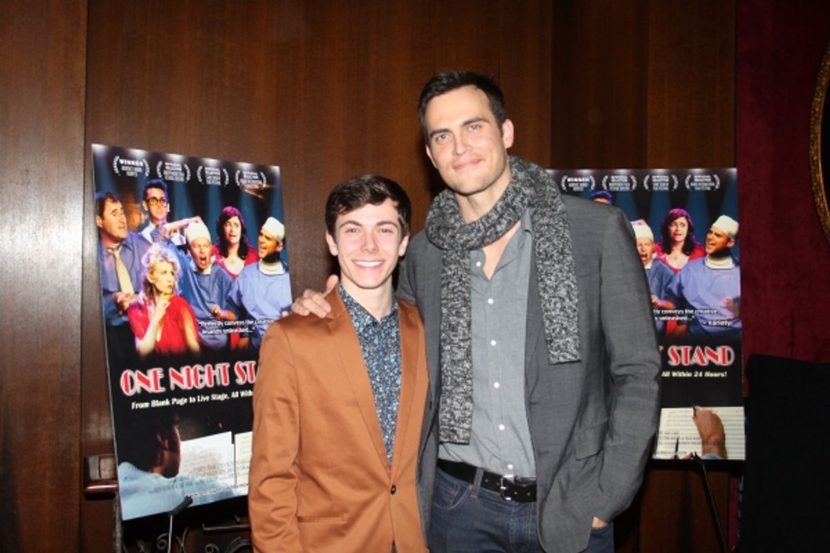 Henry Hodges and Cheyenne Jackson
 at 