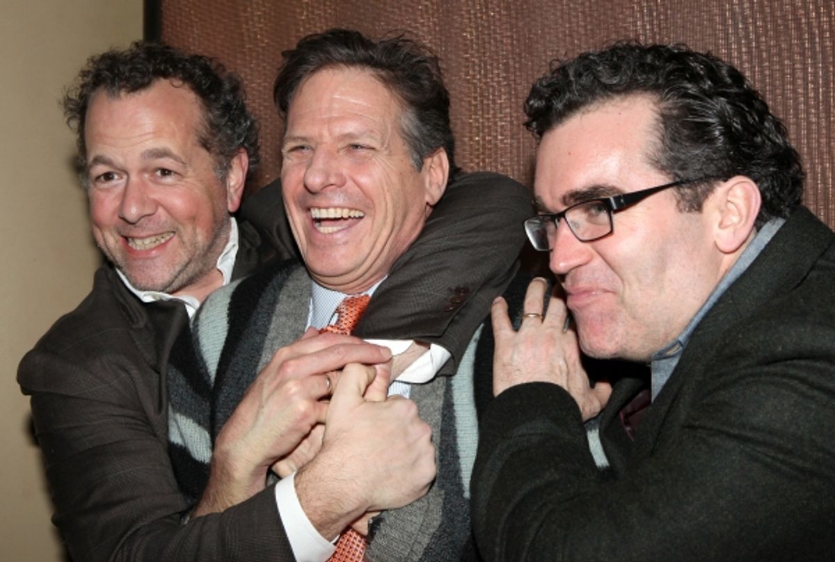 David Costabile, Martin Moran & Brian D'Arcy James  at 
