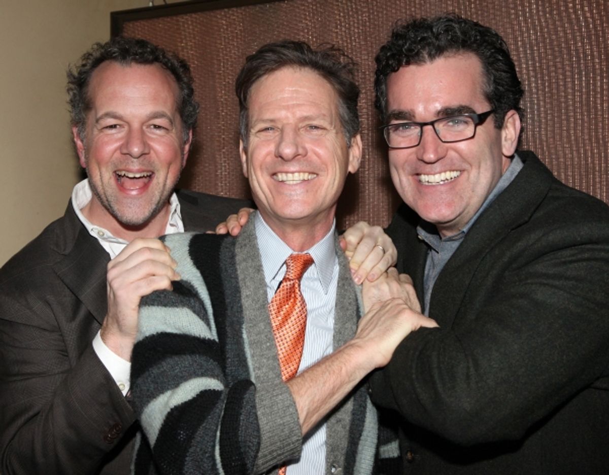 David Costabile, Martin Moran & Brian D'Arcy James  at 