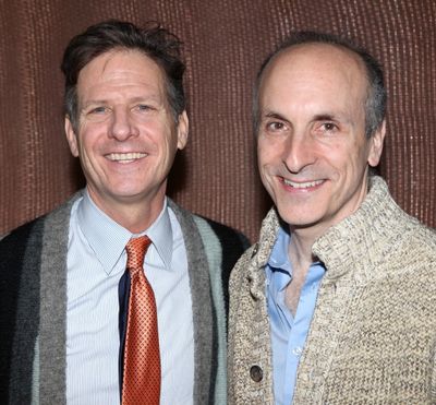 Martin Moran & director Seth Barrish  Photo