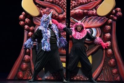 Phillip Reid as Monmon and Tia Shearer as Nakamon Photo