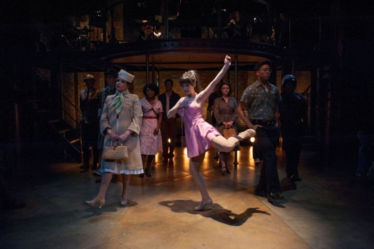 Tiffany Topol and cast at 