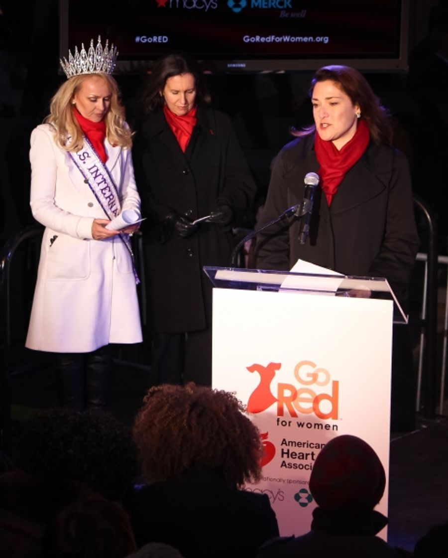 Photo Coverage: Judy Kaye, Valisia LeKae and More Celebrate National Wear Red Day at Macy's! Image