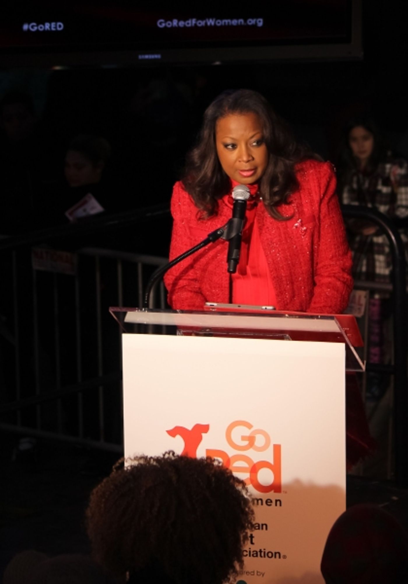 Photo Coverage: Judy Kaye, Valisia LeKae and More Celebrate National Wear Red Day at Macy's!  Image