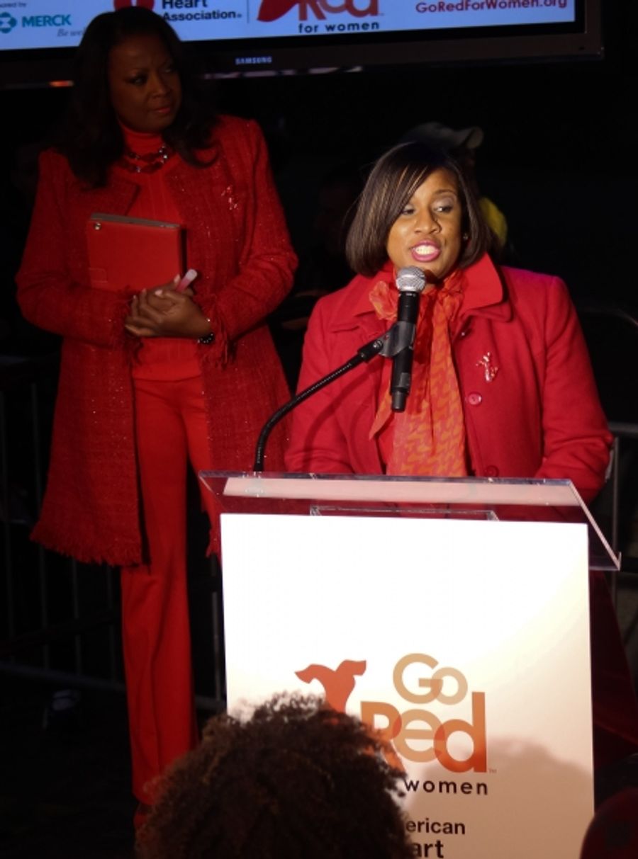 Photo Coverage: Judy Kaye, Valisia LeKae and More Celebrate National Wear Red Day at Macy's! Image