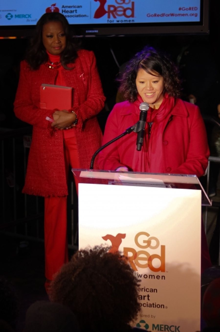 Photo Coverage: Judy Kaye, Valisia LeKae and More Celebrate National Wear Red Day at Macy's! Image