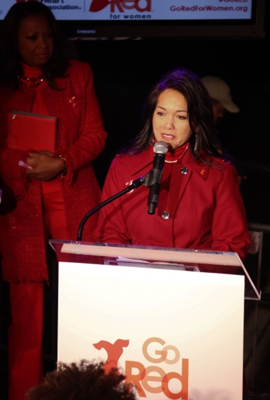 Photo Coverage: Judy Kaye, Valisia LeKae and More Celebrate National Wear Red Day at Macy's! Image