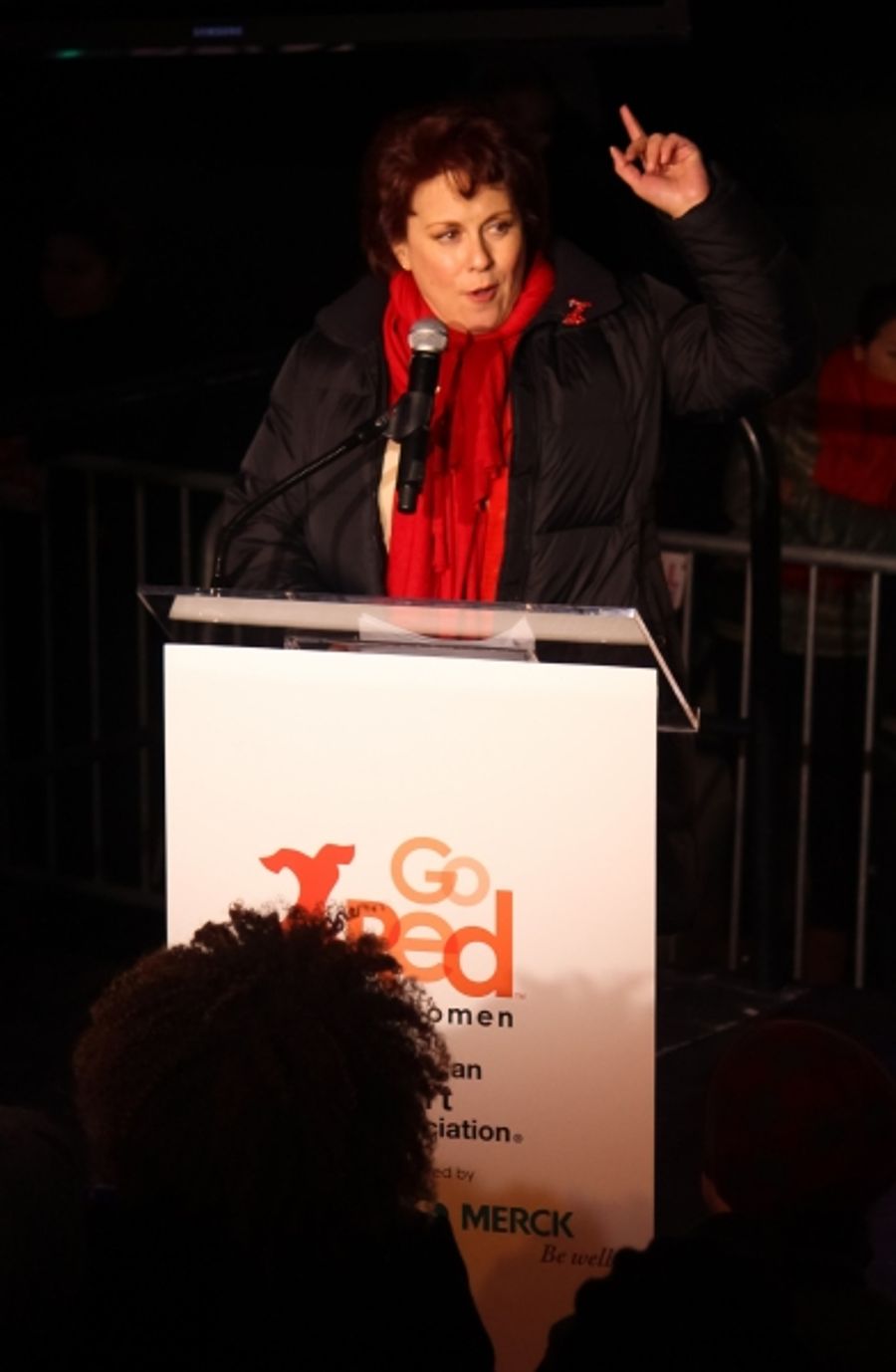 Photo Coverage: Judy Kaye, Valisia LeKae and More Celebrate National Wear Red Day at Macy's! Image