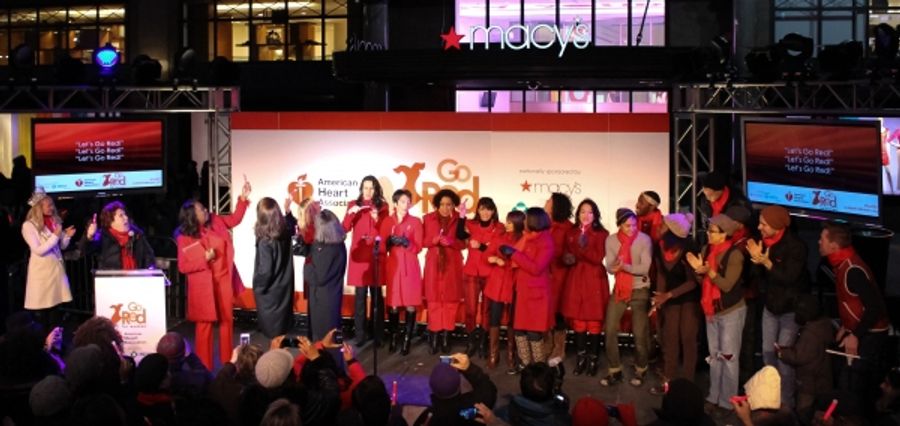 Photo Coverage: Judy Kaye, Valisia LeKae and More Celebrate National Wear Red Day at Macy's! Image